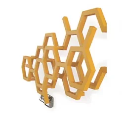 Terma Hex Radiator 502 x 1126mm Mustard 1081BTU -Designer Radiators Store 104RH A5