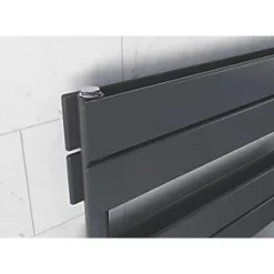 Ximax P2 Duplex Designer Towel Radiator 1720 x 600mm Anthracite 4362BTU -Designer Radiators Store 115TP A2
