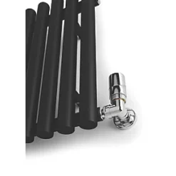 Terma Rolo Room Radiator 500 x 865mm Black 2015BTU -Designer Radiators Store 120RH A5