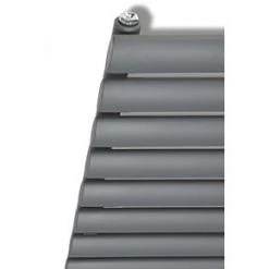 Ximax Fortuna Designer Radiator 294 x 1500mm Anthracite 1689BTU -Designer Radiators Store 120TR A2