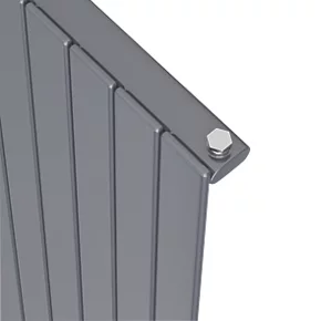 Moretti Modena Designer Radiator 1800 x 288mm Silver 2133BTU 2 Moretti Modena Designer Radiator 1800 x 288mm Silver 2133BTU - Image 2