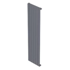 Moretti Modena Designer Radiator 1800 x 288mm Silver 2133BTU