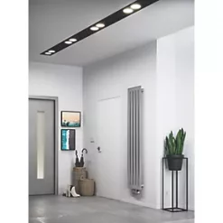 Terma Aero Designer Radiator 1800 x 410mm Grey / Silver 2240BTU -Designer Radiators Store 150HR A3