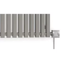 Terma Triga E Wall-Mounted Oil-Filled Radiator Metallic Stone 1000W 1280 x 560mm -Designer Radiators Store 153HT A3