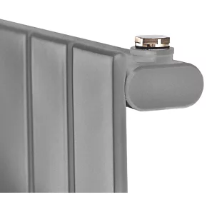 Moretti Modena Designer Radiator 1500 x 433mm Silver 2607BTU 4 Moretti Modena Designer Radiator 1500 x 433mm Silver 2607BTU - Image 4