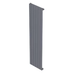 Moretti Modena Designer Radiator 1500 x 433mm Silver 2607BTU