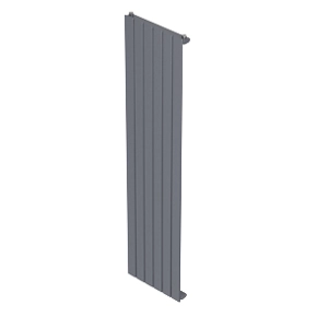 Moretti Modena Designer Radiator 1500 x 433mm Silver 2607BTU 1 Moretti Modena Designer Radiator 1500 x 433mm Silver 2607BTU