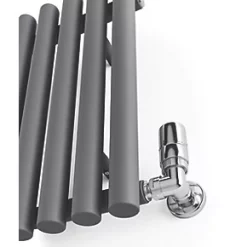 Terma Rolo-Room Designer Radiator 500 x 865mm Grey 2015BTU -Designer Radiators Store 193HR A2