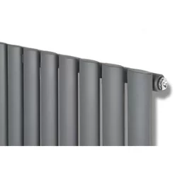 Ximax Fortuna Designer Radiator 600 x 584mm Anthracite 1532BTU -Designer Radiators Store 202TR A2