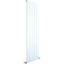 Kudox AluLite Flat Aluminium Radiator 1800 x 470mm White 3897BTU
