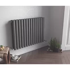 Ximax Fortuna Duplex Designer Radiator 600/1180 anthracite 600 x 1180mm Anthracite 4573BTU