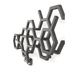 Terma Hex Radiator 502 x 1126mm Sparkling Grey 1081BTU -Designer Radiators Store 273RH A5