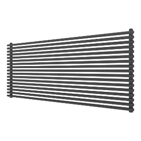 Ximax Gamba Horizontal Designer Radiator 610 x 1400mm Anthracite 3287BTU 1 Ximax Gamba Horizontal Designer Radiator 610 x 1400mm Anthracite 3287BTU