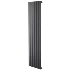 Moretti Modena Designer Radiator 1500 x 433mm Matt Charcoal 2607BTU