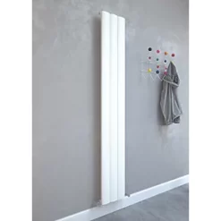 Kudox AluLite Arc Aluminium Radiator 1800 x 280mm White 2396BTU -Designer Radiators Store 319FH A2
