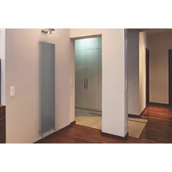 Moretti Modena Designer Radiator 1500 x 578mm Silver 3392BTU -Designer Radiators Store 3245D A2