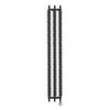 Terma Ribbon VE Wall-Mounted Oil-Filled Radiator Black 600W 290 x 1800mm