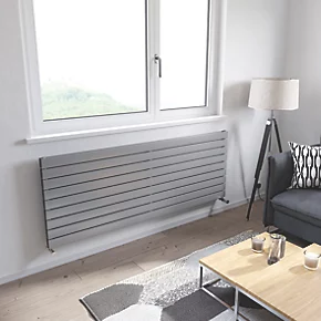 Ximax Oceanus Designer Radiator 670 x 1800mm Silver 6502BTU 2 Ximax Oceanus Designer Radiator 670 x 1800mm Silver 6502BTU - Image 2