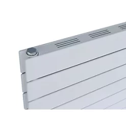 Ximax Oceanus Slimline Duplex Deluxe Horizontal Designer Radiator 595 x 1600mm White 5010BTU -Designer Radiators Store 337TR A2