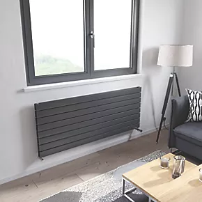 Ximax Oceanus Designer Radiator 595 x 1500mm Anthracite 4935BTU 2 Ximax Oceanus Designer Radiator 595 x 1500mm Anthracite 4935BTU - Image 2