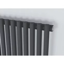 Ximax Gamba Designer Radiator 1800 x 610mm Anthracite 4171BTU 6 Ximax Gamba Designer Radiator 1800 x 610mm Anthracite 4171BTU -Designer Radiators Store 382TP A2