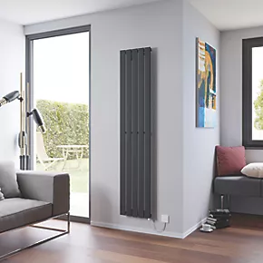 Ximax Oceanus Electric Designer Radiator 1800 x 370mm Anthracite 2048BTU 2 Ximax Oceanus Electric Designer Radiator 1800 x 370mm Anthracite 2048BTU - Image 2