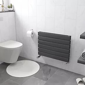 Ximax Oceanus Designer Radiator 445 x 600mm Anthracite 1560BTU 2 Ximax Oceanus Designer Radiator 445 x 600mm Anthracite 1560BTU - Image 2