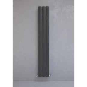 Kudox AluLite Arc Aluminium Radiator 1800 x 280mm Black 2396BTU 2 Kudox AluLite Arc Aluminium Radiator 1800 x 280mm Black 2396BTU - Image 2