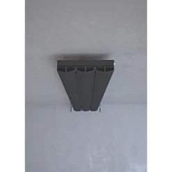 Kudox AluLite Arc Aluminium Radiator 1800 x 280mm Black 2396BTU 8 Kudox AluLite Arc Aluminium Radiator 1800 x 280mm Black 2396BTU -Designer Radiators Store 410FH A3