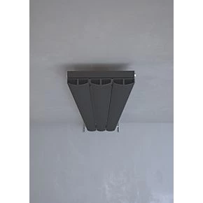 Kudox AluLite Arc Aluminium Radiator 1800 x 280mm Black 2396BTU 4 Kudox AluLite Arc Aluminium Radiator 1800 x 280mm Black 2396BTU - Image 4