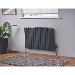 Ximax Erupto Square Designer Radiator 600 x 885mm Anthracite 3495BTU -Designer Radiators Store 41281 A3