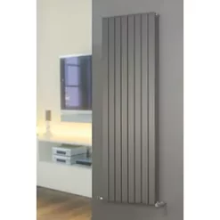 Ximax Oceanus Horizontal or Vertical Designer Radiator 900 x 595mm Anthracite -Designer Radiators Store 41673 A2