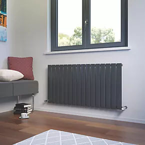 Ximax Oceanus Designer Radiator 600 x 1195mm Anthracite 2809BTU 2 Ximax Oceanus Designer Radiator 600 x 1195mm Anthracite 2809BTU - Image 2