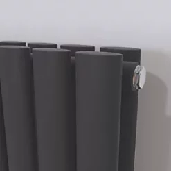 Ximax Fortuna Designer Radiator 600 x 584mm Anthracite 2287BTU -Designer Radiators Store 449TR A3