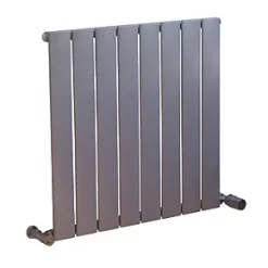 Ximax Oceanus Horizontal or Vertical Designer Radiator 600 x 595mm Silver