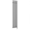 Terma Rolo-Room-E Wall-Mounted Oil-Filled Radiator Salt & Pepper 800W 370 x 1800mm
