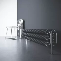 Terma Ribbon HSD Designer Radiator 290 x 1540mm Black 5486.69BTU -Designer Radiators Store 470HR A2