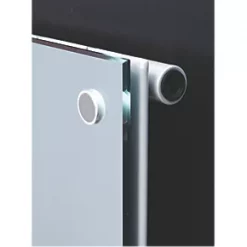 Ximax Oceanus Designer Radiator with Mirrored Panel 1800 x 445mm Silver 2102BTU -Designer Radiators Store 49513 A2