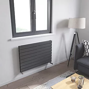 Ximax Oceanus Designer Radiator 595 x 900mm Anthracite 2962BTU 2 Ximax Oceanus Designer Radiator 595 x 900mm Anthracite 2962BTU - Image 2