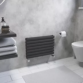 Ximax Fortuna Designer Radiator 410 x 600mm Anthracite 1491BTU 2 Ximax Fortuna Designer Radiator 410 x 600mm Anthracite 1491BTU - Image 2