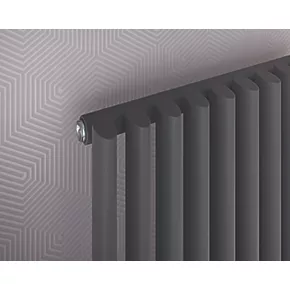 Ximax Fortuna-Twist Designer Radiator 1800 x 565mm Anthracite 3754BTU 2 Ximax Fortuna-Twist Designer Radiator 1800 x 565mm Anthracite 3754BTU - Image 2