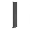 Ximax Fortuna-Twist Designer Radiator 1800 x 565mm Anthracite 3754BTU