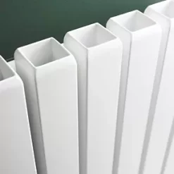Ximax Erupto Square Designer Radiator 1800 x 285mm White 3099BTU -Designer Radiators Store 57513 A2