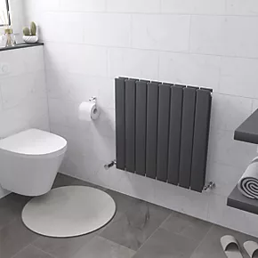 Ximax Oceanus Designer Radiator 600 x 595mm Anthracite 1952BTU 2 Ximax Oceanus Designer Radiator 600 x 595mm Anthracite 1952BTU - Image 2