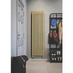 Terma Rolo Room Radiator 1800 x 480mm Brass 3517BTU -Designer Radiators Store 617RH A4