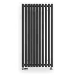 Terma Rolo Room Radiator 1200 x 590mm Black 3028BTU 8 Terma Rolo Room Radiator 1200 x 590mm Black 3028BTU -Designer Radiators Store 620RH A2