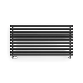 Terma Rolo Room Radiator 1200 x 590mm Black 3028BTU 4 Terma Rolo Room Radiator 1200 x 590mm Black 3028BTU - Image 4