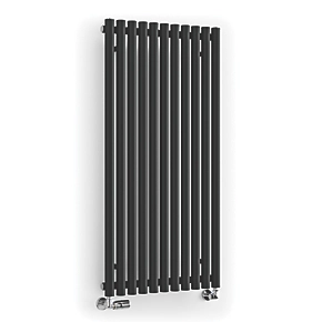 Terma Rolo Room Radiator 1200 x 590mm Black 3028BTU 1 Terma Rolo Room Radiator 1200 x 590mm Black 3028BTU