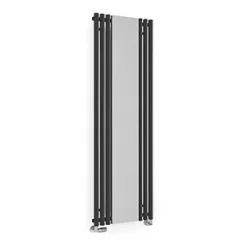 Terma Rolo-Mirror Radiator 1800 x 590mm Black 2857BTU