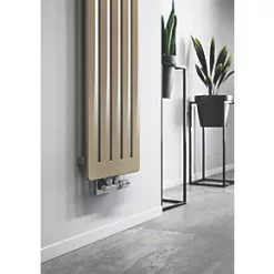 Terma Aero Designer Radiator 1800 x 410mm Brown 2240BTU -Designer Radiators Store 627HR A4